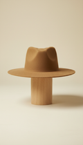 Desert Tan Wide-Brim Fedora